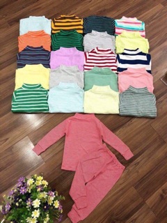 Set 4 bộ kẻ cổ 3p cho bé