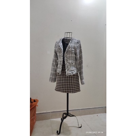 Áo dạ tweed 2hand hàng hàn