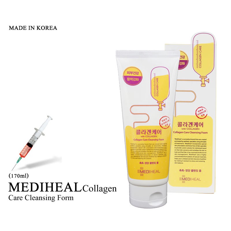 Sữa Rửa Mặt Mediheal Collagen care Cleansing Foam 170ml