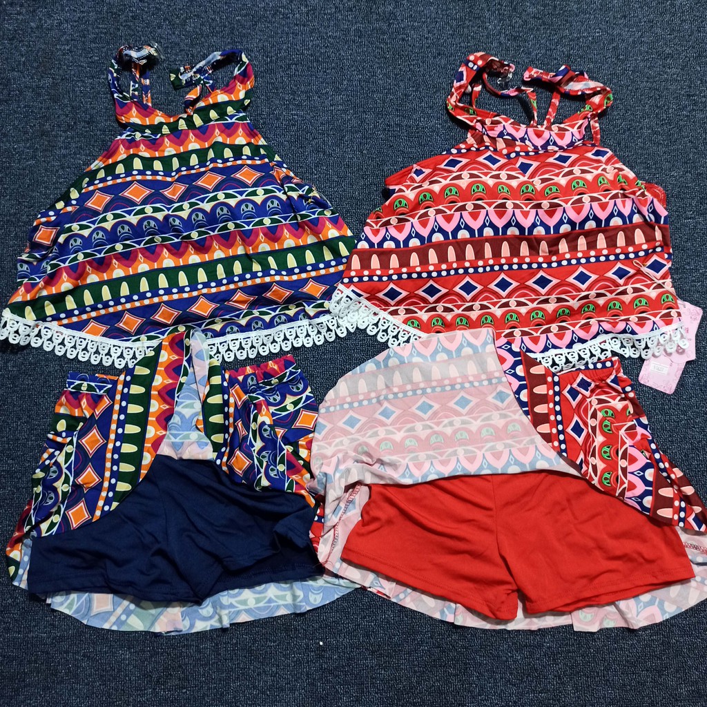 Có sẵn bộ đồ bơi nữ bikini đi biển 2 mảnh yếm thổ cẩm | BigBuy360 - bigbuy360.vn