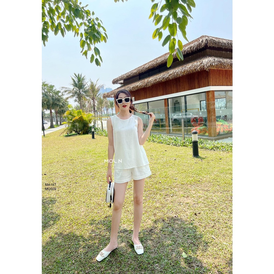 bộ đồ ba lỗ sát nách cao cấp, bộ đũi xước hàn mặc nhà, đi chơi, đi biển 3 mầu xanh, vàng, trắng