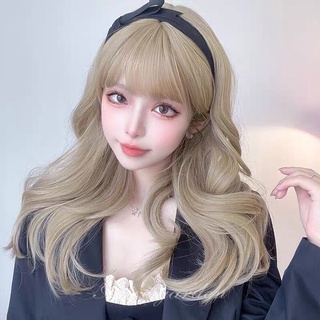 Tóc Bộ Nguyên Đầu Dáng Lửng Nâu khói 40cm❤️ Free Ship ❤️ Tóc cao cấp chịu nhiệt- video & hình thật