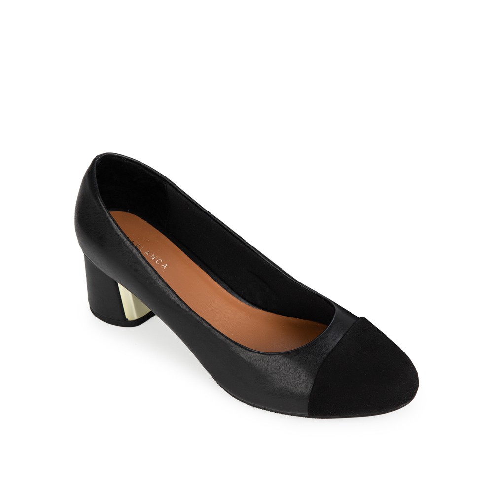 Giày cao gót mũi tròn đế trụ 7cm - Sablanca 5050BT0017