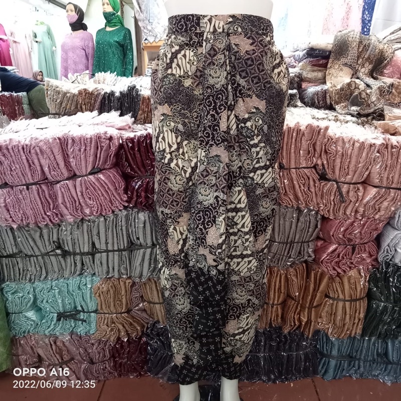 A.c > > Chân Váy Batik Gợn Sóng / Váy / Váy Batik Cho Nữ