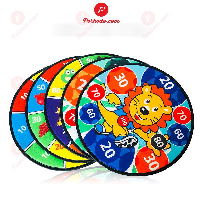 Đồ chơi Bảng ném bóng tròn ghi điểm + 8 bóng dính rèn luyện trí tuệ và vận động cho bé KB211104