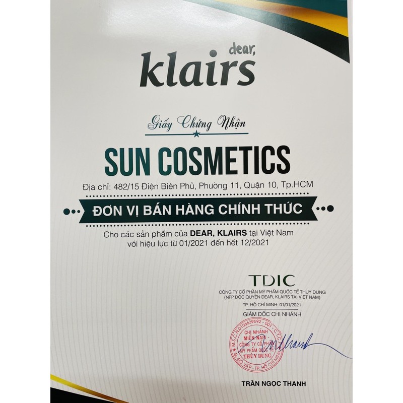 NƯỚC HOA HỒNG KLAIRS SUPPLE PREPARATION FACIAL TONER