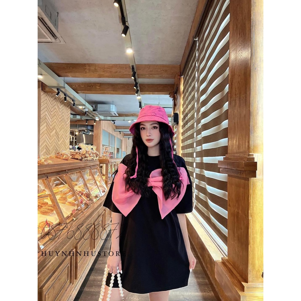 Áo thun nơ to Bigsize (60-90Kg) MS226-Xem video tự quay