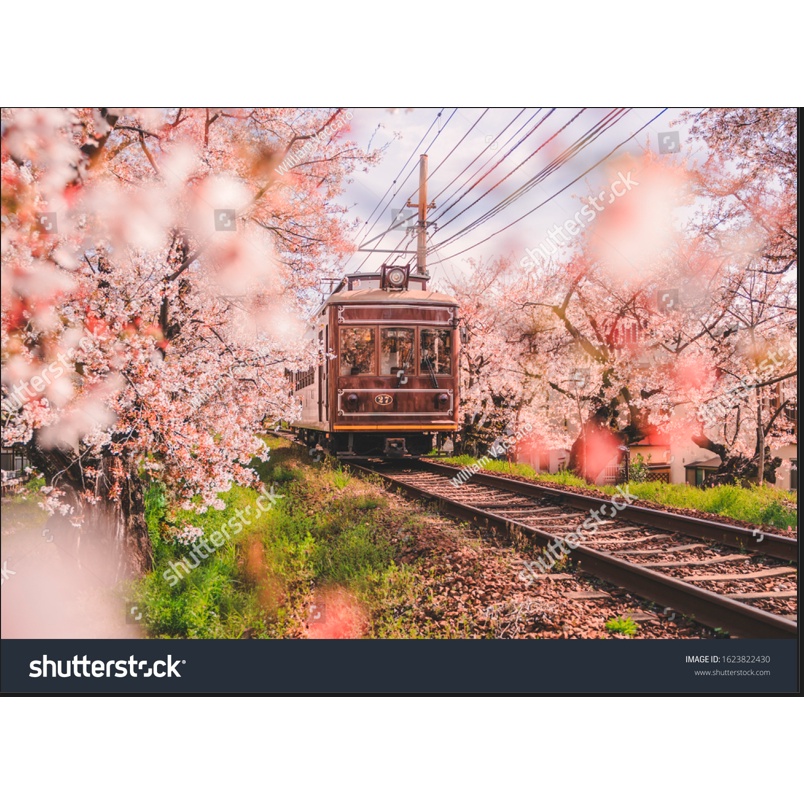 Tranh dán tường đường phố Nhật Bản 3D miễn Phí chèn tên riêng Quán, chèn chữ và logo theo yêu cầu