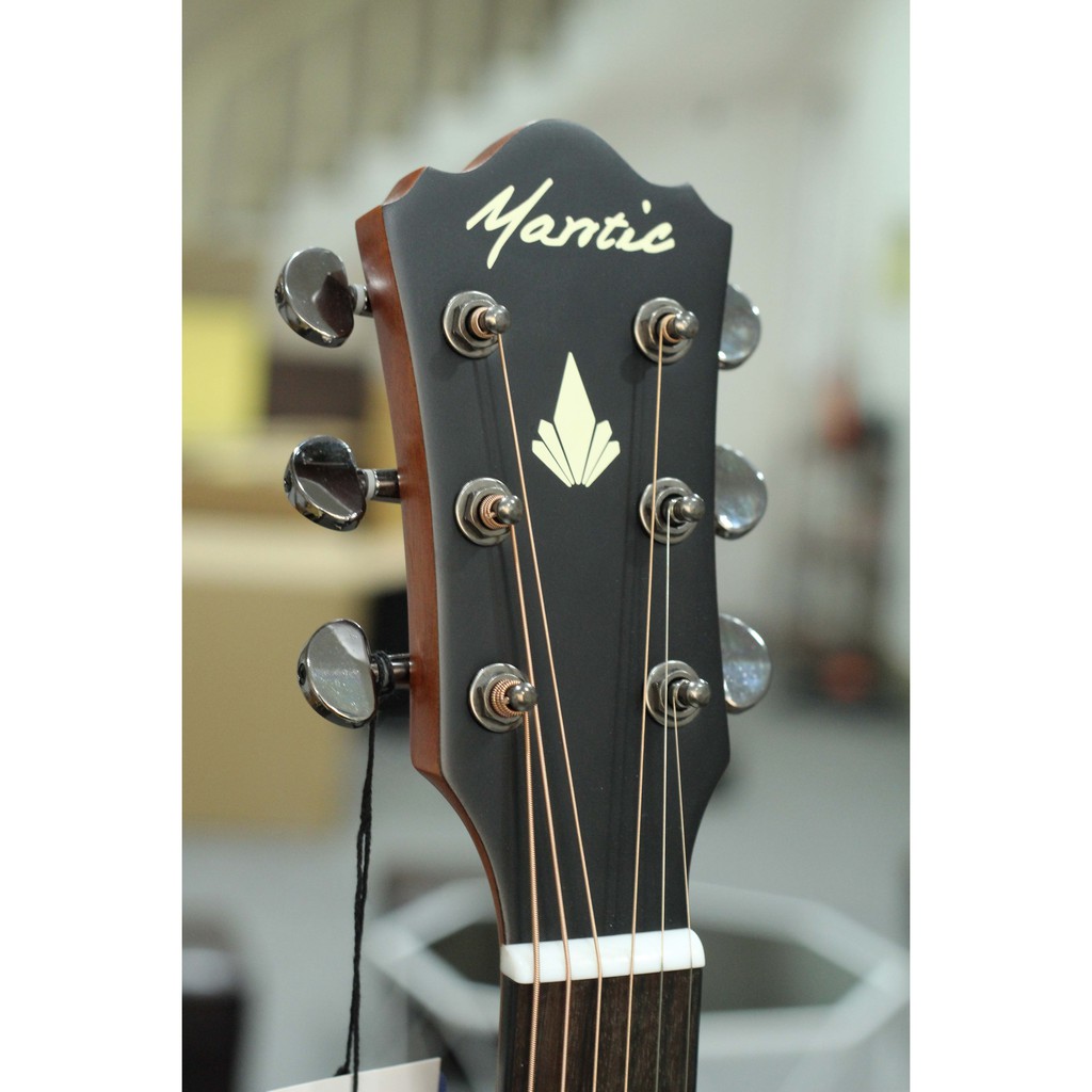 Đàn Guitar Acoustic Mantic AG370C+ bao 1 lớp + capo B601 + pick A100