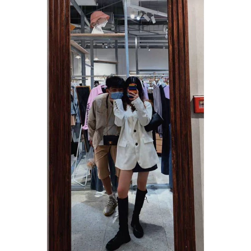 (Hàng Đẹp)Ảnh thật 5 hình cuối-2W253.Áo blazer oversize xuân hè Hàn Quốc hot chic | BigBuy360 - bigbuy360.vn