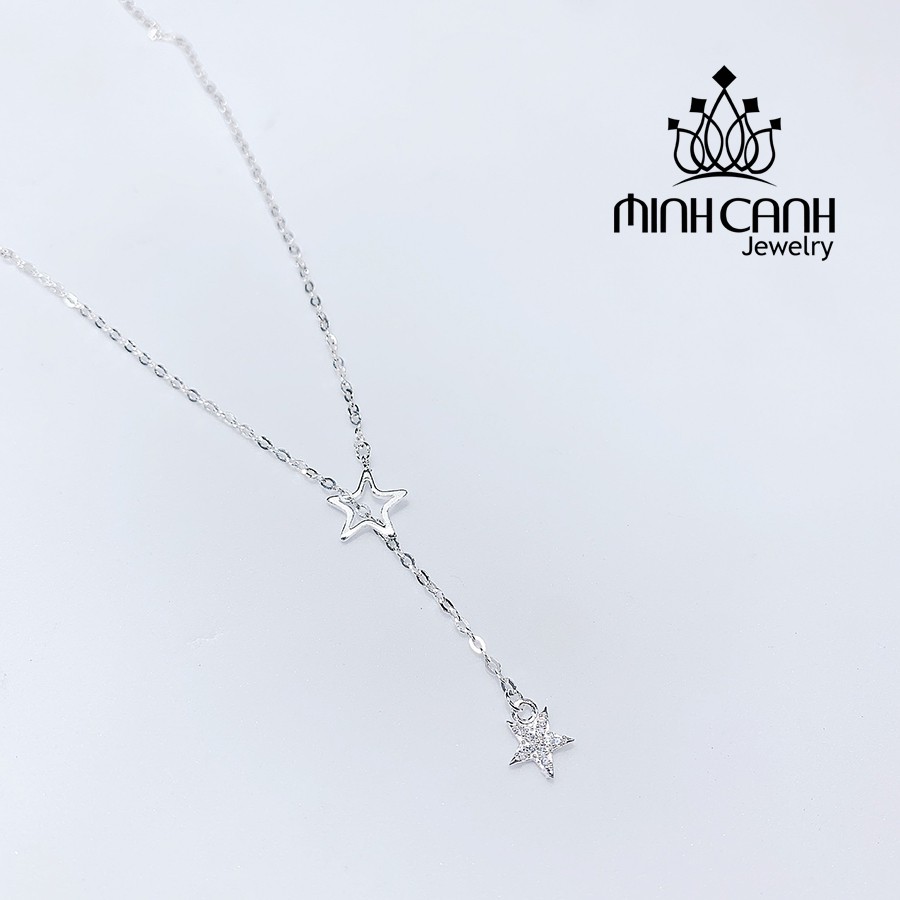 Dây Chuyền Bạc Ta Ngôi Sao Đôi - Minh Canh Jewelry