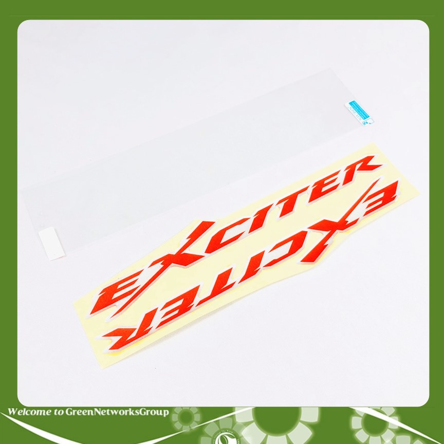Bộ tem chữ nổi xe Exciter Greennetworks