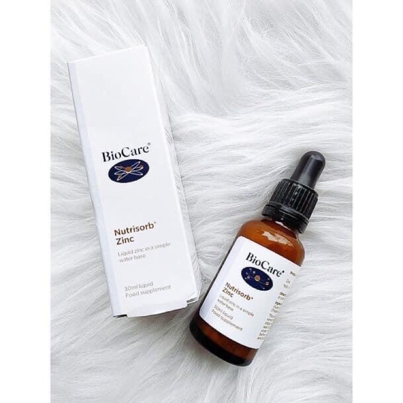 Kẽm nước nhỏ giọt Liquid ZinC Biocare, 30ml, tăng đề kháng ( Kẽm nước)