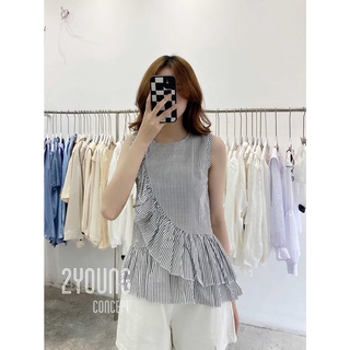 Áo bèo chéo sát nách [2YOUNG] A6074 (ảnh thật)
