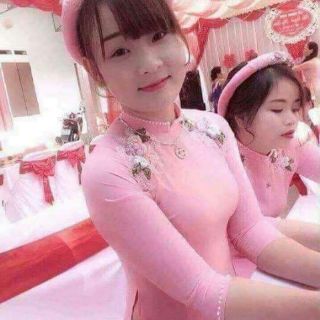Áo dài vải lụa đẹp