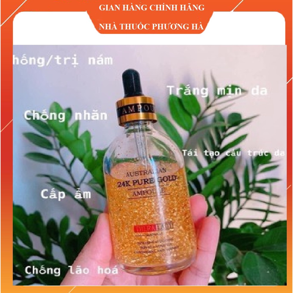 Serum dưỡng trắng da dưỡng ẩm tinh chất vàng 24k Thera Lady ( ÚC)