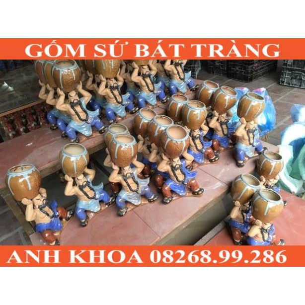 Ông nâng bình Lỗ Trí Thâm - Gốm sứ Bát Tràng Anh Khoa
