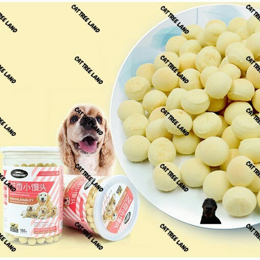 BÁNH THƯỞNG SESAME VEGEBRAND CHÓ MÈO, BÁNH QUY BƠ SỮA (SNACK MÈO, CHÓ ĂN VẶT) - THỨC ĂN CHÓ CON PUPPY