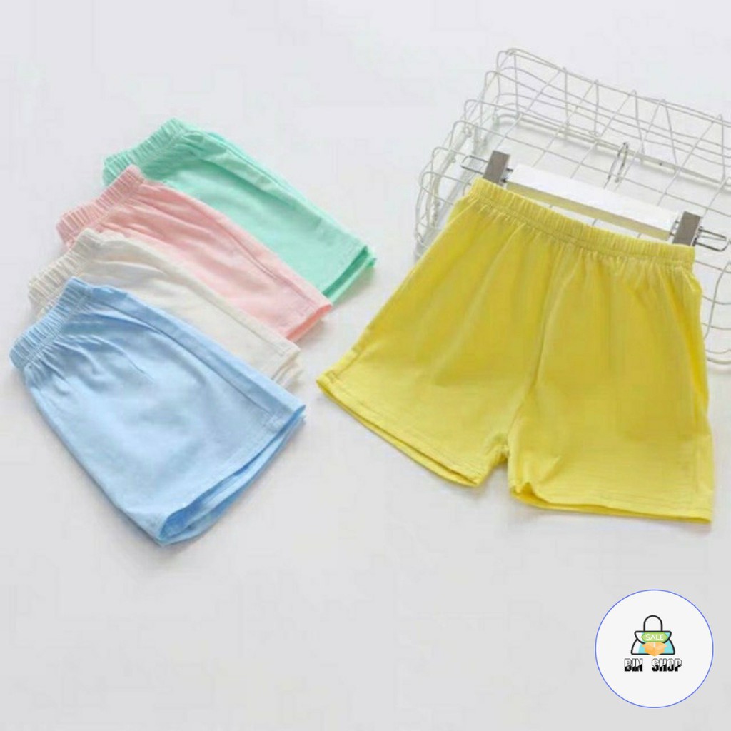 [Mã FAMAYMA giảm 10K đơn 50K] QUẦN ĐÙI COTTON CO GIẢN CHO BÉ TRAI BÉ GÁI