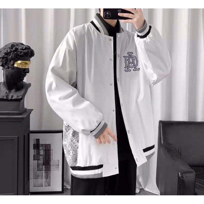 [FREESHIP] ÁO BOMBER DÙ PHỐI HỌA TIẾT shop jum.closet