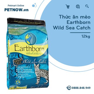 Thức ăn mèo Earthborn Wild Sea Catch - 12kg