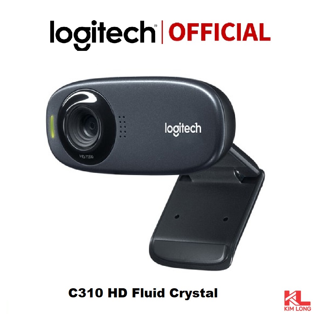 Webcam Logitech C310 HD Fluid Crystal - bảo hành chính hãng 2 năm