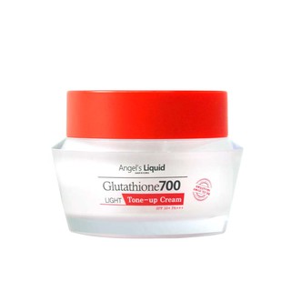 Kem dưỡng trắng da nâng tone, chống nắng angel's liquid glutathione 700 light tone up cream 50ml 5.0