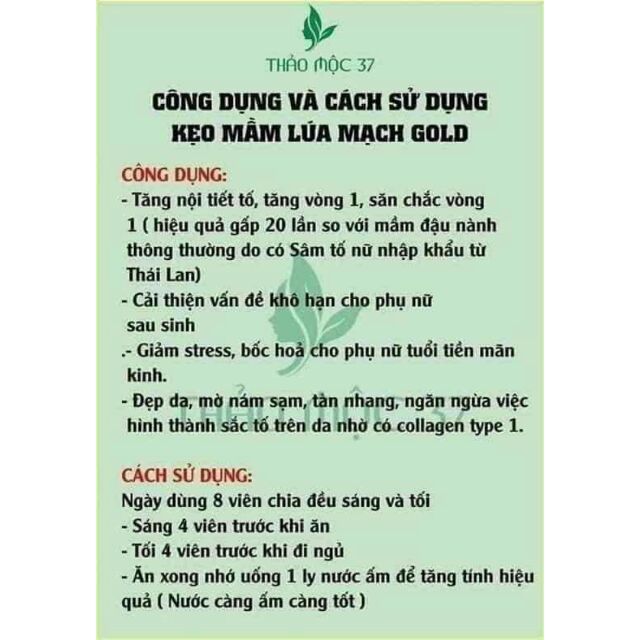 Kẹo mầm lúa mạch 10 hộp