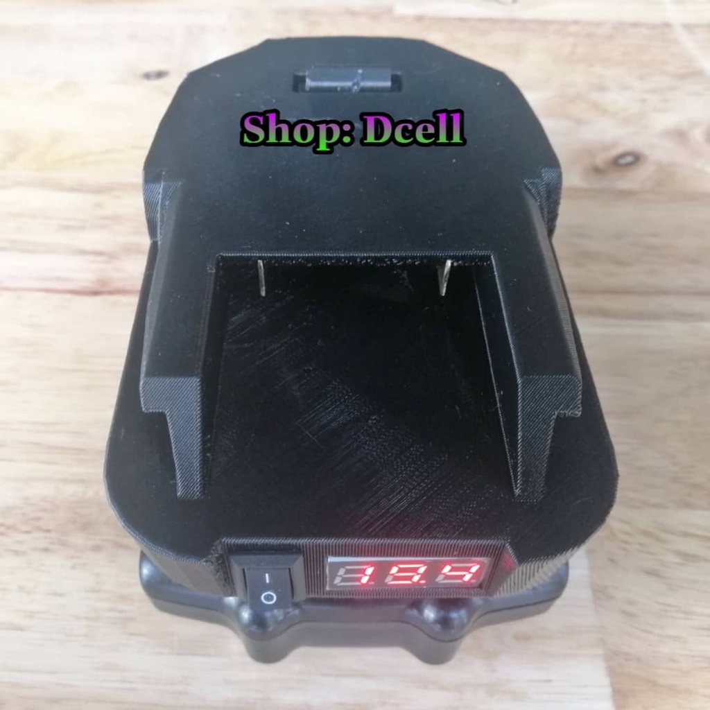 Đế Chuyển Pin Makita 18v Cho Máy AEG - AEG Ridgid In 3D Siêu Bền - Pin Makita Sang AEG