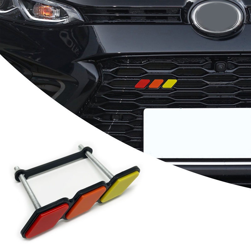 Miếng Dán 3D Bằng Kim Loại Trang Trí Thân Xe Hơi Toyota Corolla Tacoma 4Runner Tundra Tri-Màu
