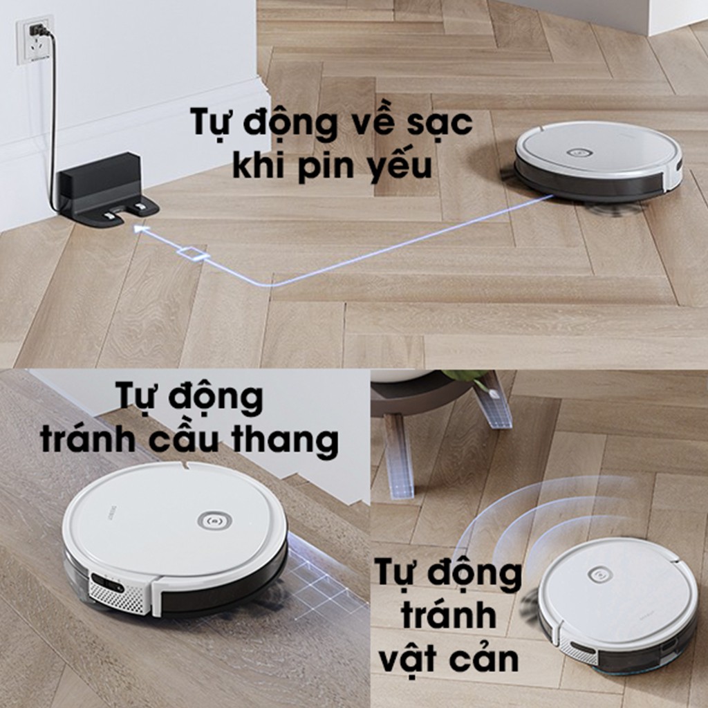 Robot hút bụi lau nhà Ecovacs Deebot U2 Pro_Hàng chính hãng Ecovacs, mới nguyên seal 100%