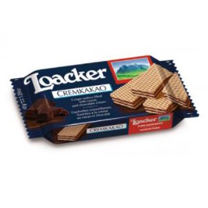Bánh xốp Loacker các vị Classic Vani, Creamkakao, Napolitaner, Mill, Matcha, Dâu gói 45g