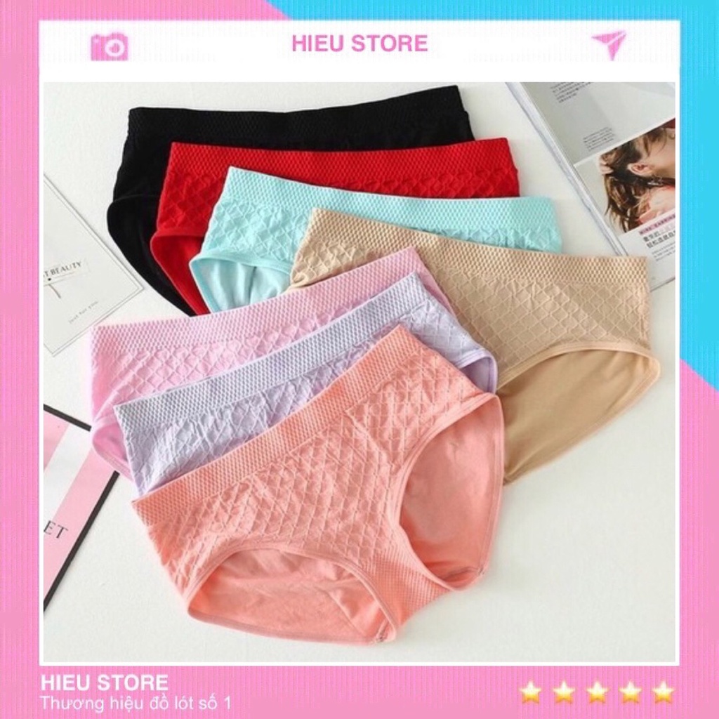 Quần Lót Nữ Cotton Dễ Thương Mềm Mại Nâng Mông Kháng Khuẩn Tôn Dáng Vòng 3 Hieu Store24h - 8104