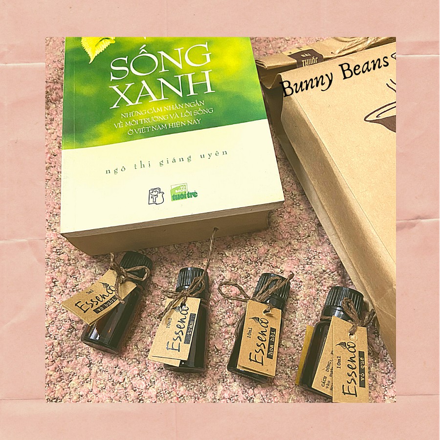 Tinh dầu thiên nhiên VietHerb ESSENOO (10ml) (Bưởi, Quế, Hoa hồi, Tràm, Màng tang)