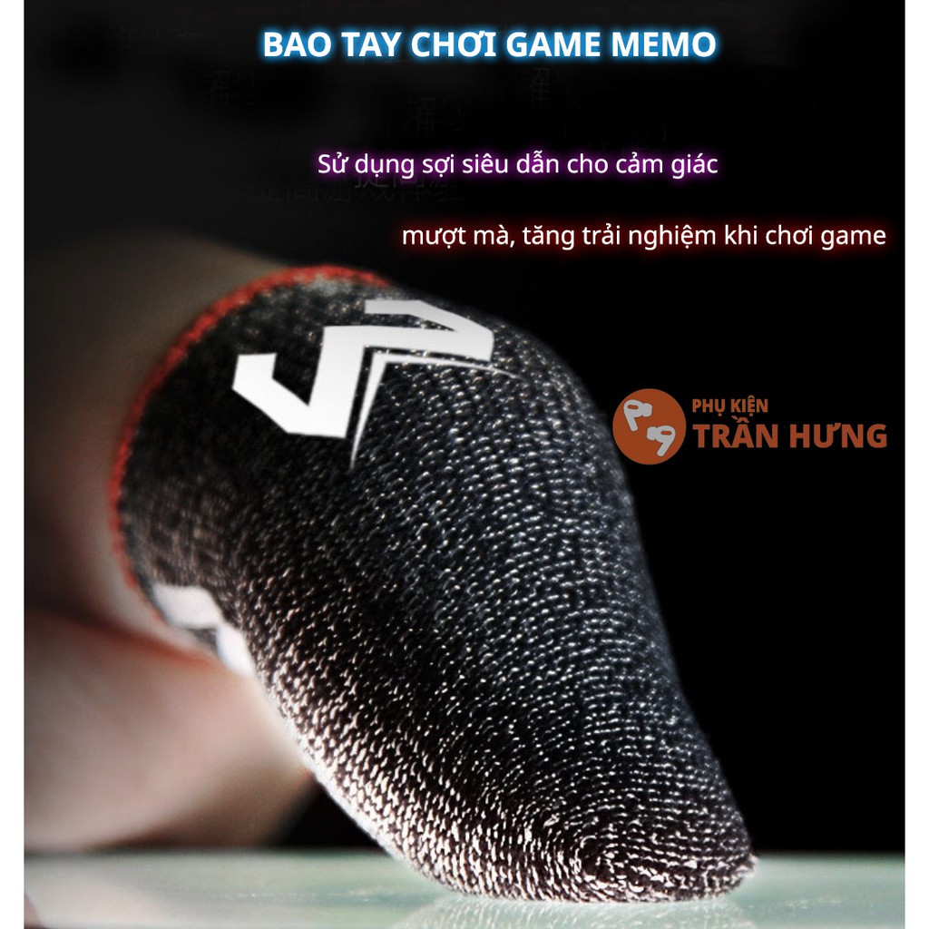 Bao tay chơi game MEMO | Găng tay chơi game MEMO - Chống mồ hôi tay, Cực nhạy, Co giãn cực tốt, Siêu bền cho PUBG Mobile | BigBuy360 - bigbuy360.vn