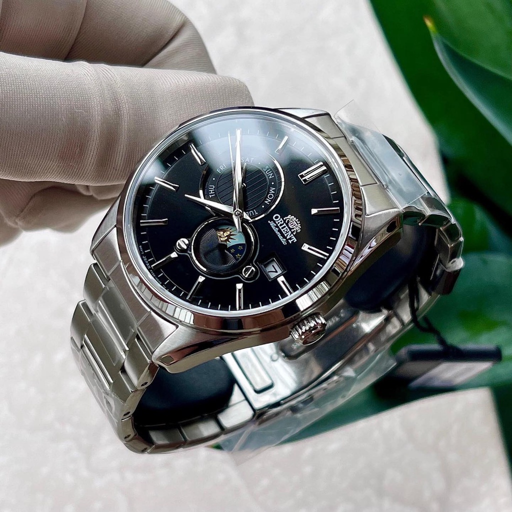 Đồng Hồ Nam ORIENT Sun & Moon Gen 5 Ver2 RA-AK0307B10B   Chính Hãng Tặng Dây Da Cao Cấp