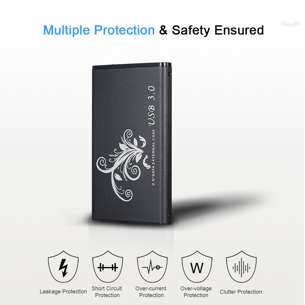 Hộp Đựng Ổ Cứng Ngoài 2.5 Inch Hdd Sata Hdd Sang Usb3.0 | BigBuy360 - bigbuy360.vn