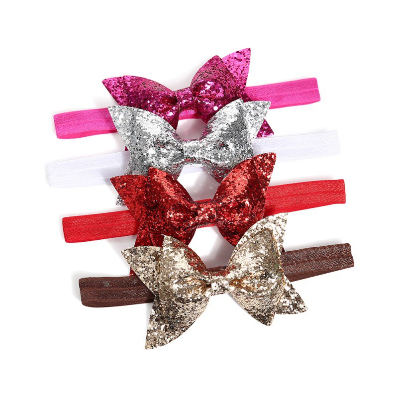 Băng Đô Nơ Xinh Xắn Cho Bé Gái Sơ Sinh Từ 0-2 Tuổi