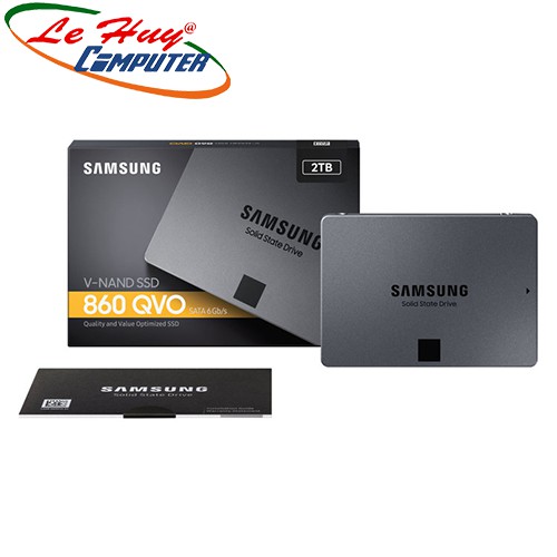 Ổ cứng SSD Samsung 860 Qvo 2TB 2.5&quot; SATA (MZ-76Q2T0BW) Nhập khẩu