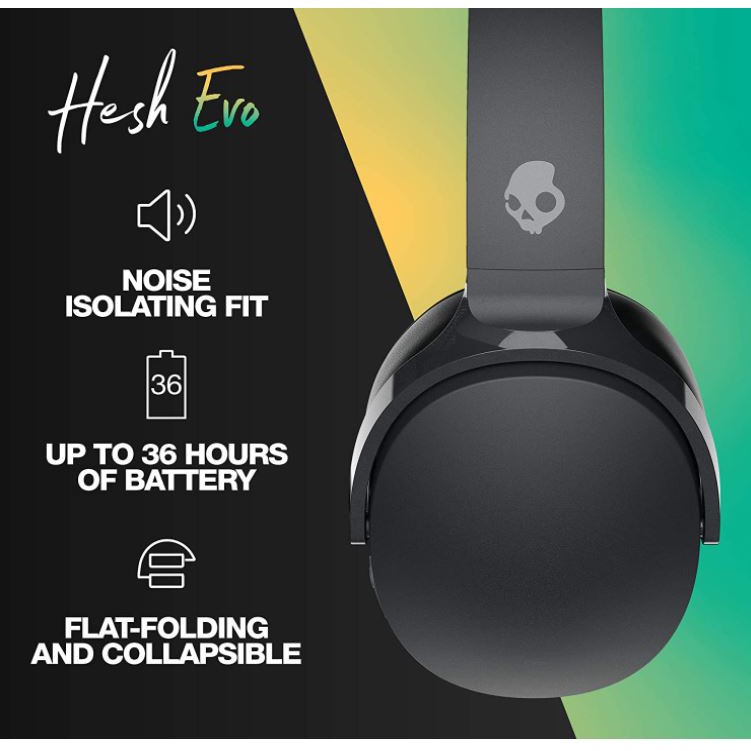 Tai Nghe Chụp Tai Over Ear - Skullcandy Hesh Evo - Hàng Chính Hãng