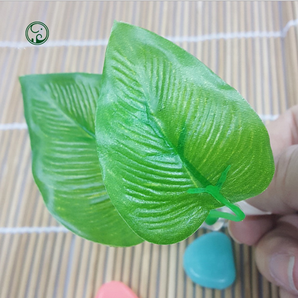 Bán Chạy| Cây Lá Nhân Tạo Trang Trí Bể Cá