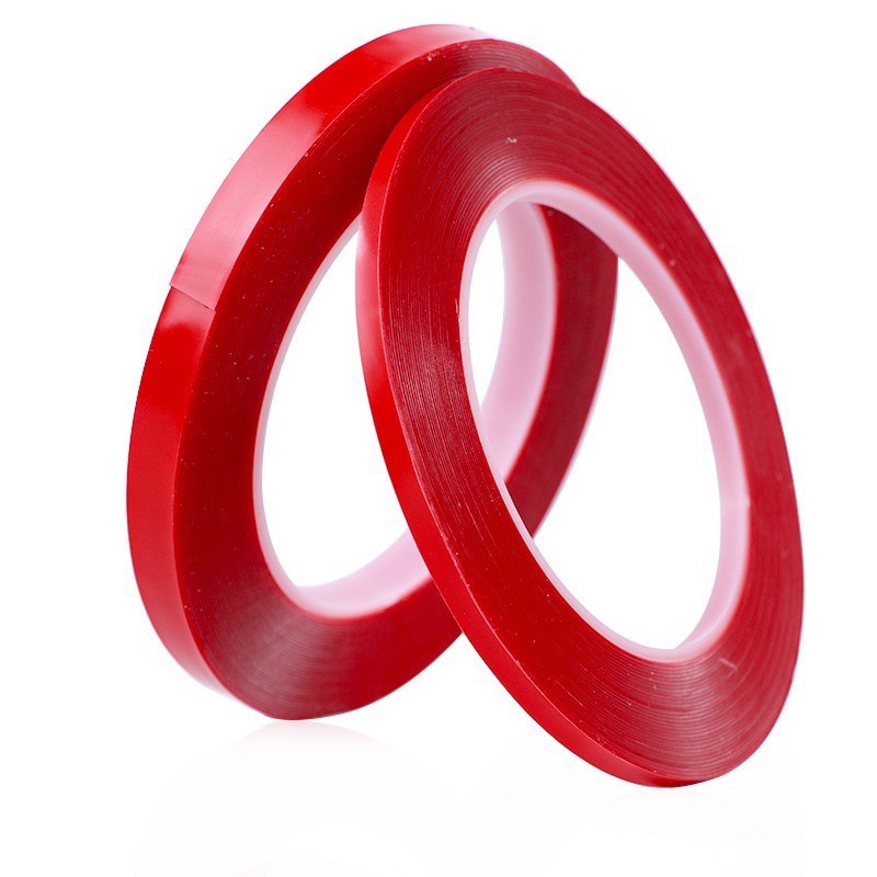Băng dính tạo fan mi, băng keo băng dính đỏ đa năng tiện dụng