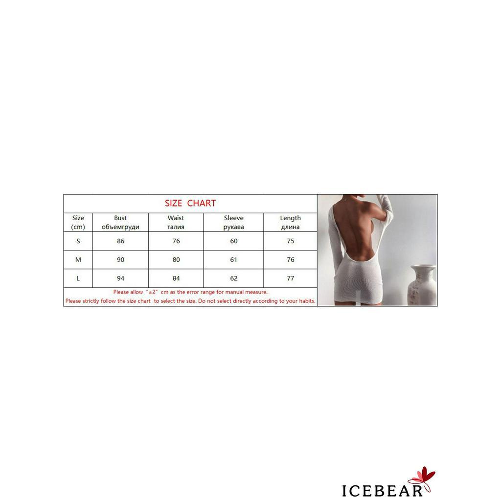 Đầm nữ dài tay cổ tròn hở lưng thời trang