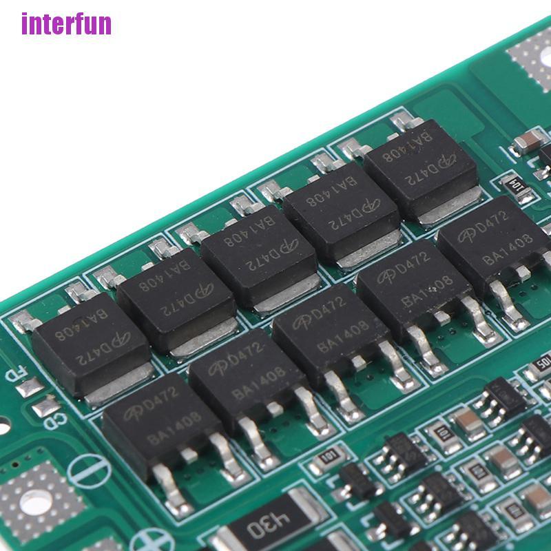 [Interfun1] Balance 18650 Bms 4S 40A Li-Ion Lithium Battery Charger Pcb Bms Protection Board [Fun]