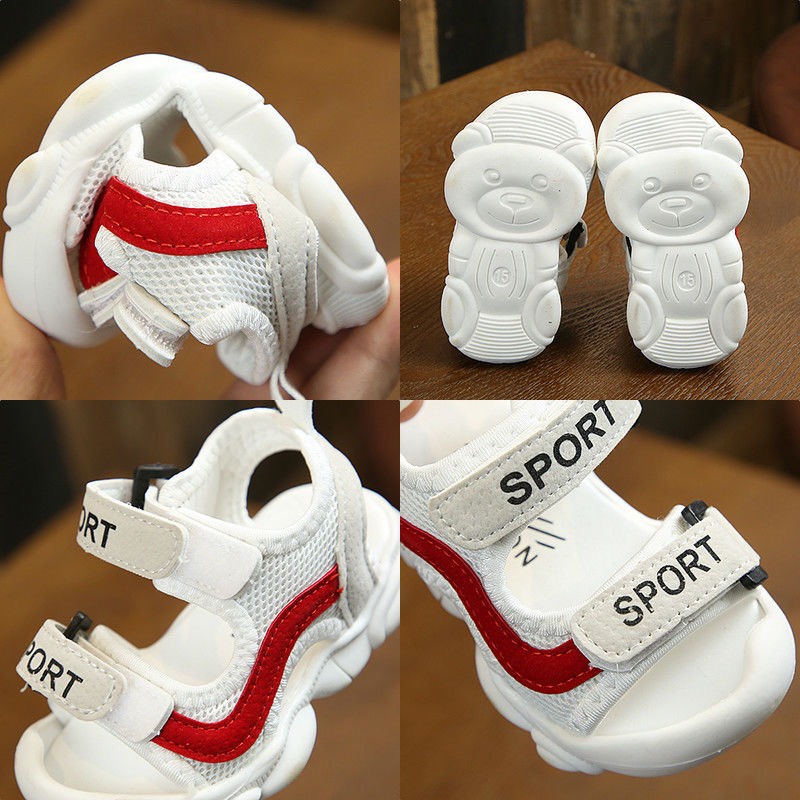 Sandal tập đi chống vấp cho bé trai và bé gái sport cho bé 1-3 tuổi - K020