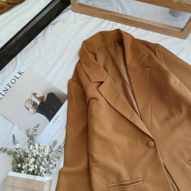 Áo Khoác Vest Nâu Vintage Sang Chảnh - DIVA_HCM | BigBuy360 - bigbuy360.vn