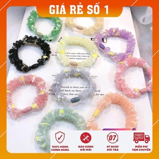[FREESHIP - HÀNG LOAI 1] Cột tóc, buộc tóc Scrunchies Hoa cúc mini siêu đáng yêu