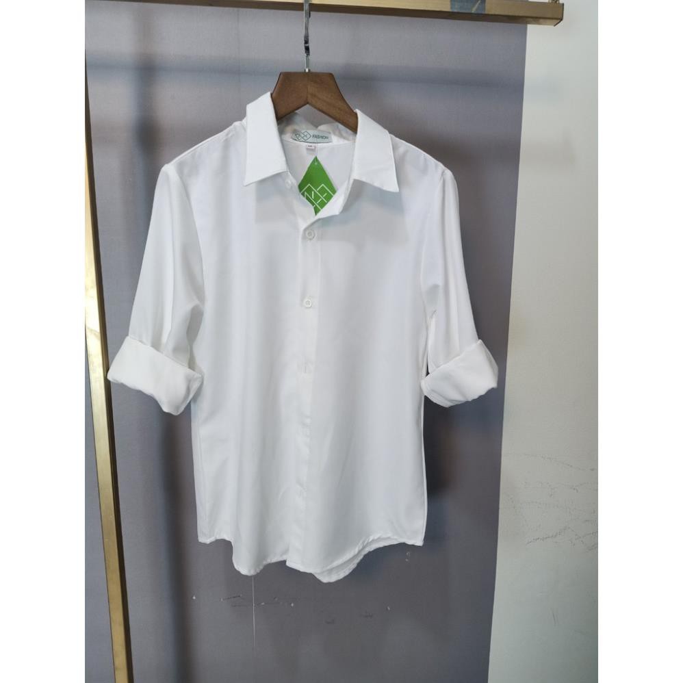 [BIG SALE] Áo sơ mi tay dài phom rộng unisex 2 size cho cả nam và nữ [ HOT ] | BigBuy360 - bigbuy360.vn