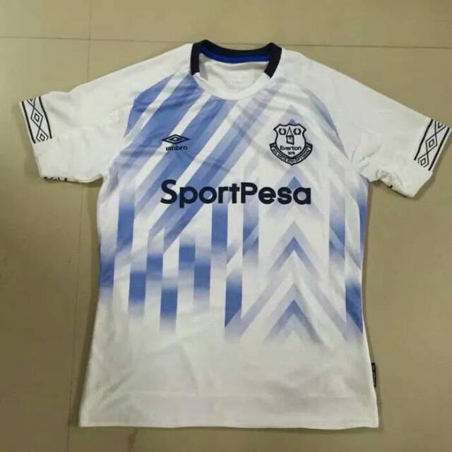 Áo Thun In Chữ Tiếng Anh Everton Home Away 3rd Epl Bpl 2018 2019