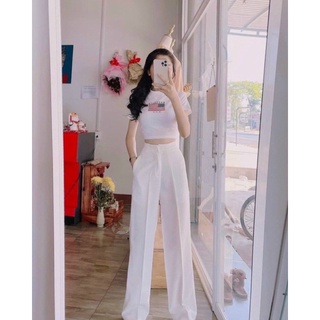 Quần ống rộng 1  nút bigsize (55-90kg)
